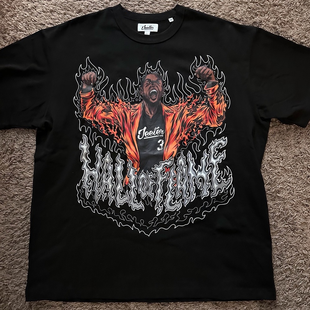 Jeeter Black Graphic Tee with Dwayne Wade